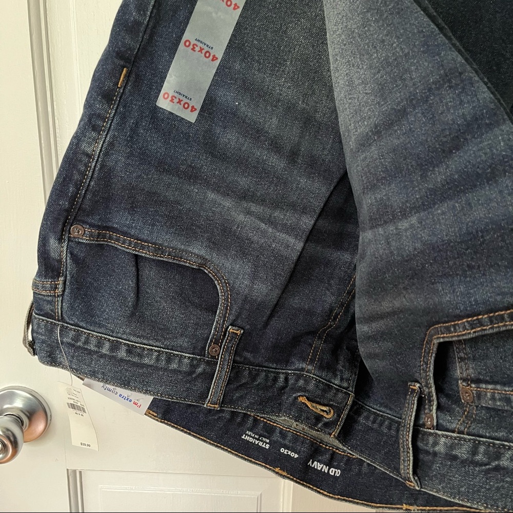 Mens old navy straight jeans 40x30 - Picture 2 of 4